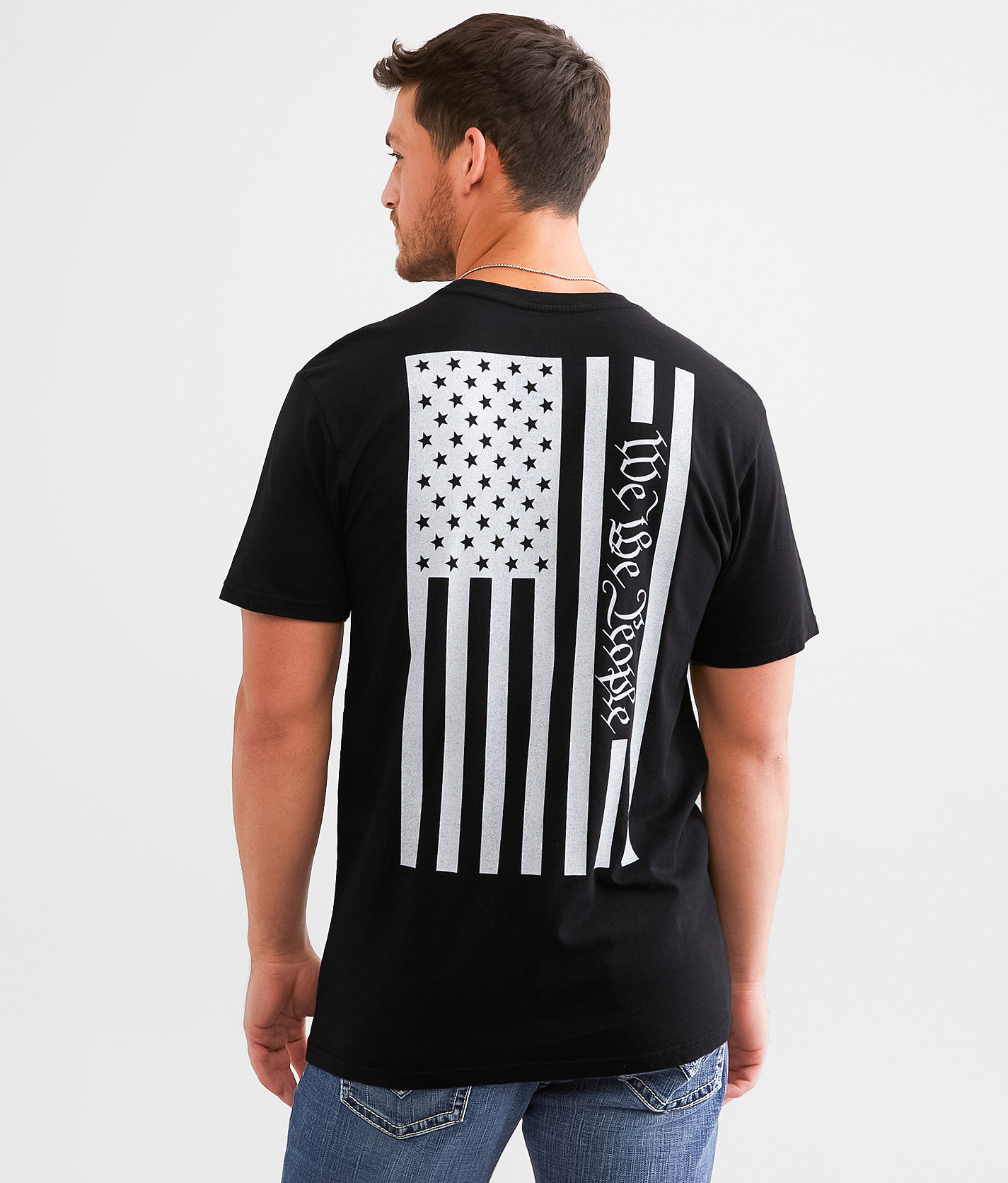 Howitzer Blue Collar Patriot T-Shirt - Men's T-Shirts in Black