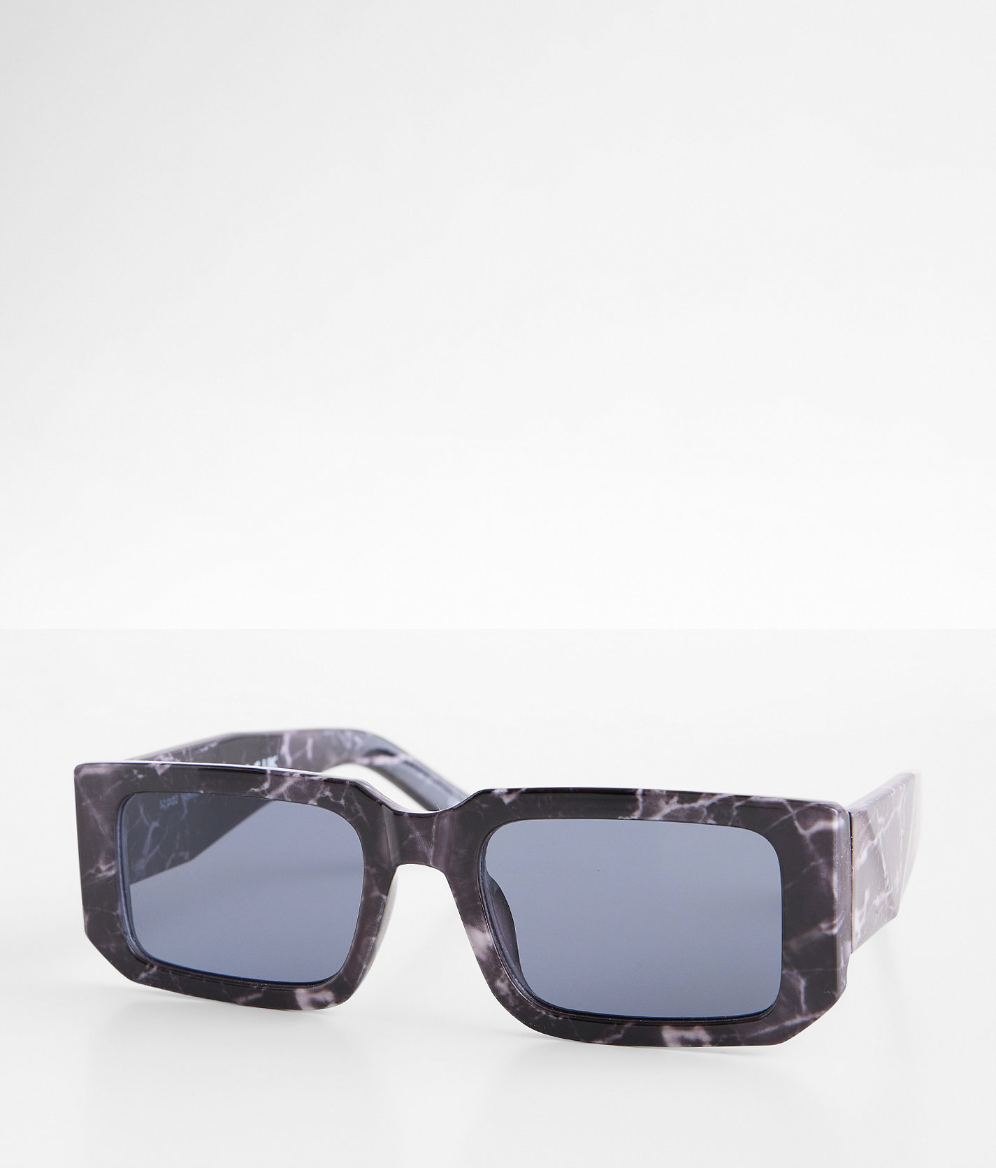 BKE Square Marbled Sunglasses - Women's Sunglasses & Glasses in Smoke