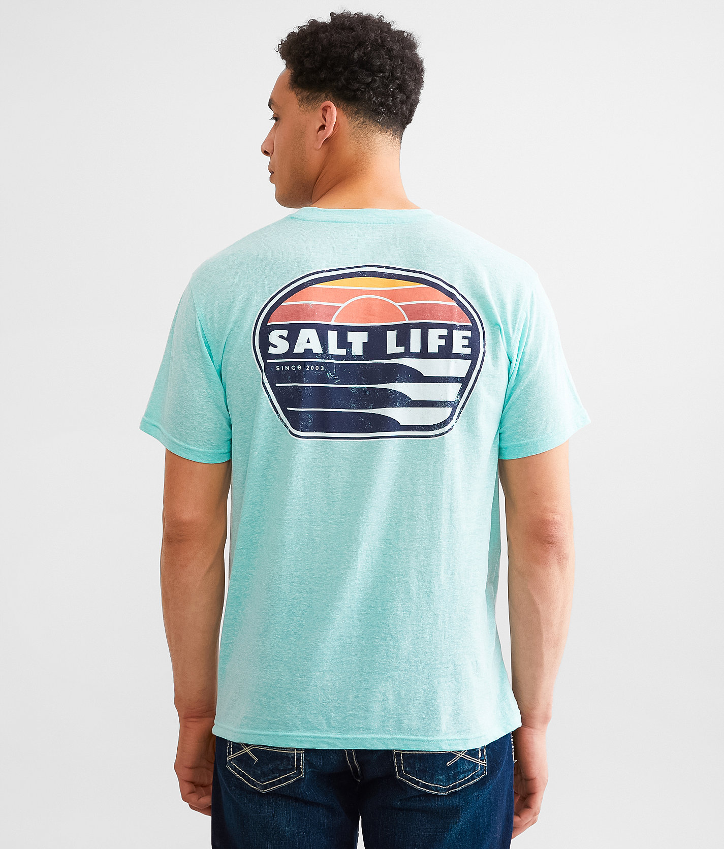 Salt Life Breakers T-Shirt - Men's T-Shirts in Sea Glass