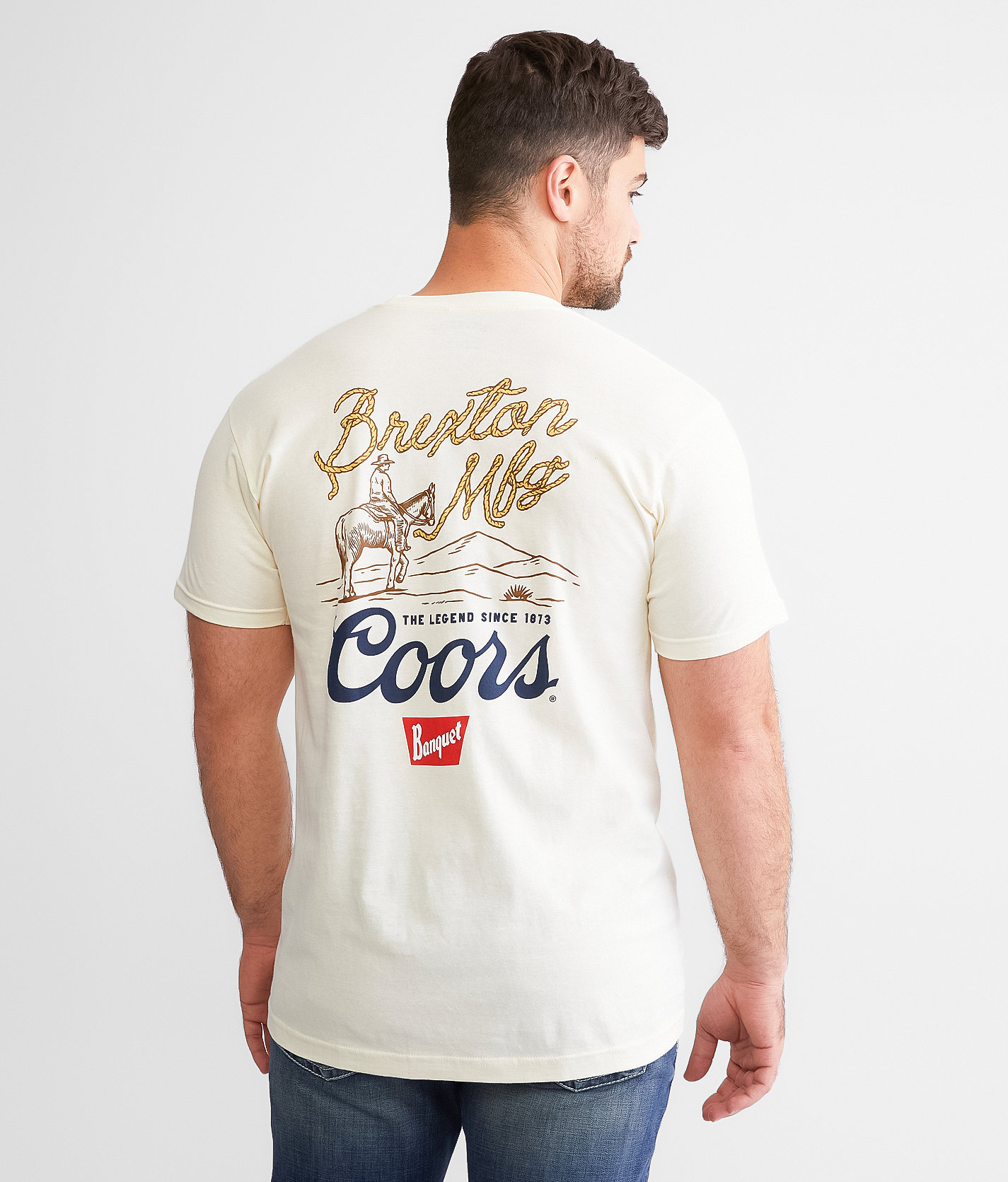 Brixton Coors® Legends T-Shirt - Men's T-Shirts in Natural