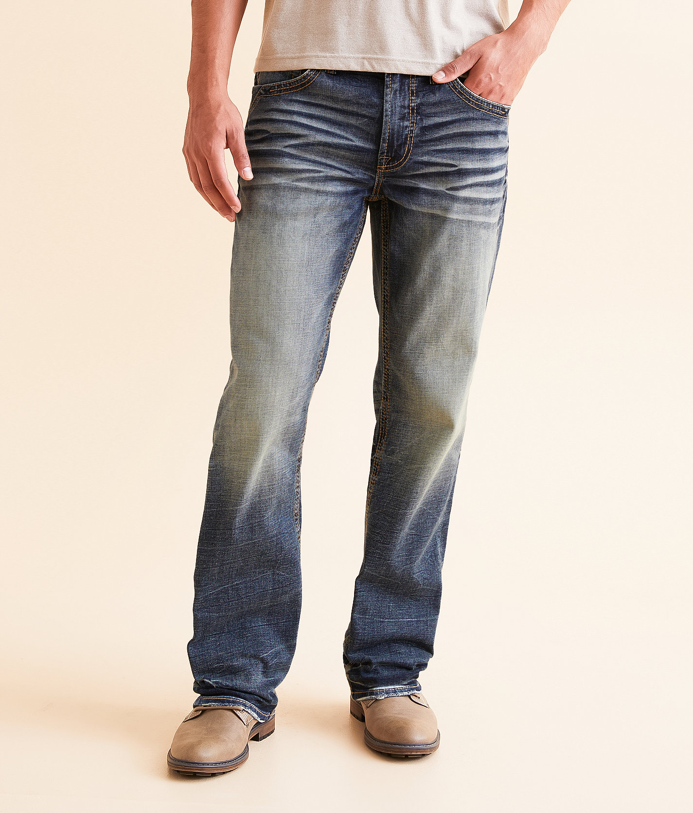 Salvage Mayhem Boot Stretch Jean - Men's Jeans in Terror From the Deep