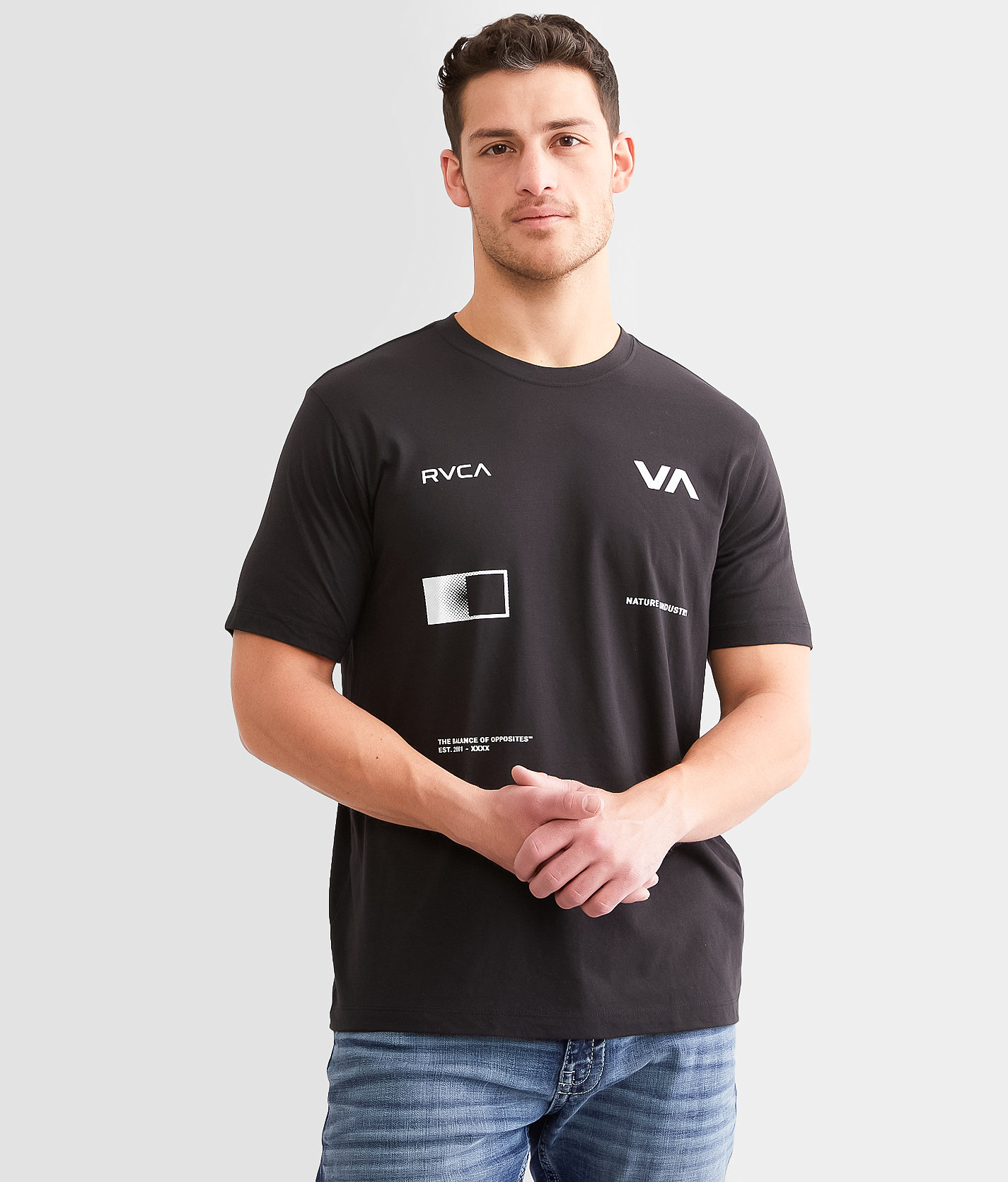 RVCA Radiate Sport T-Shirt - Men's T-Shirts in Black