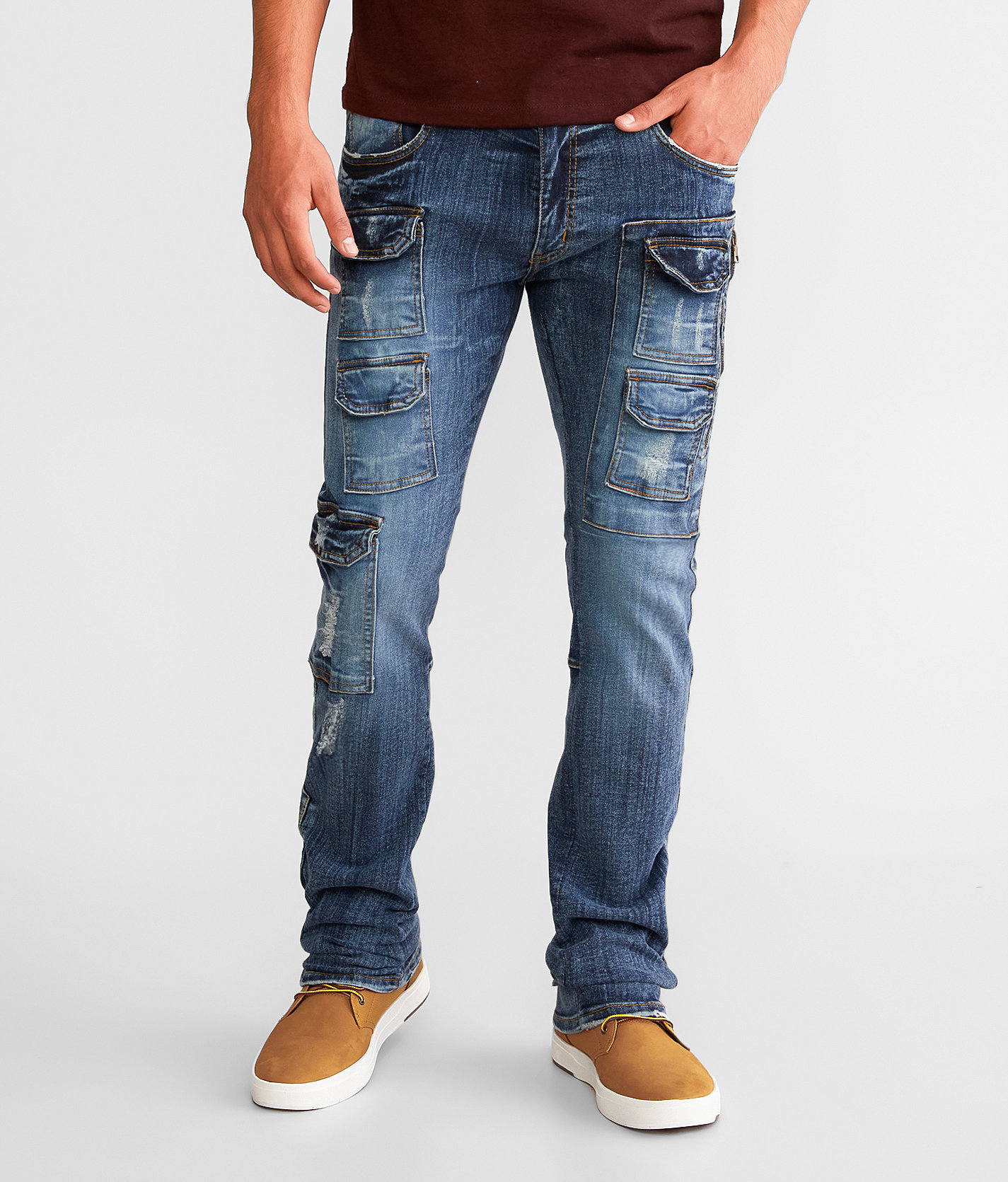 FWRD Denim Trooper True Stacked Stretch Jean - Men's Jeans in Indigo
