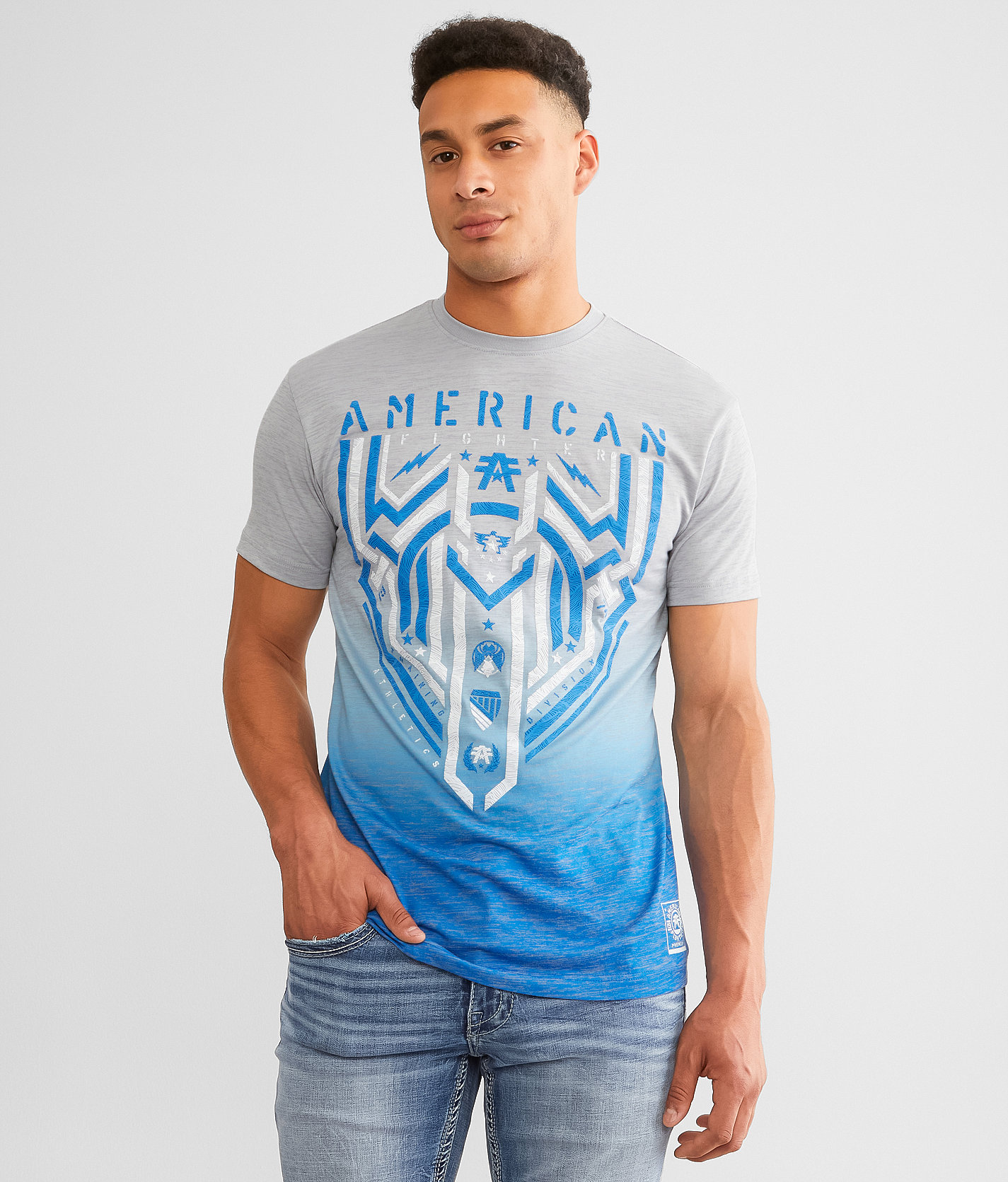 American Fighter Clarendon T-Shirt - Men's T-Shirts in Mist Grey