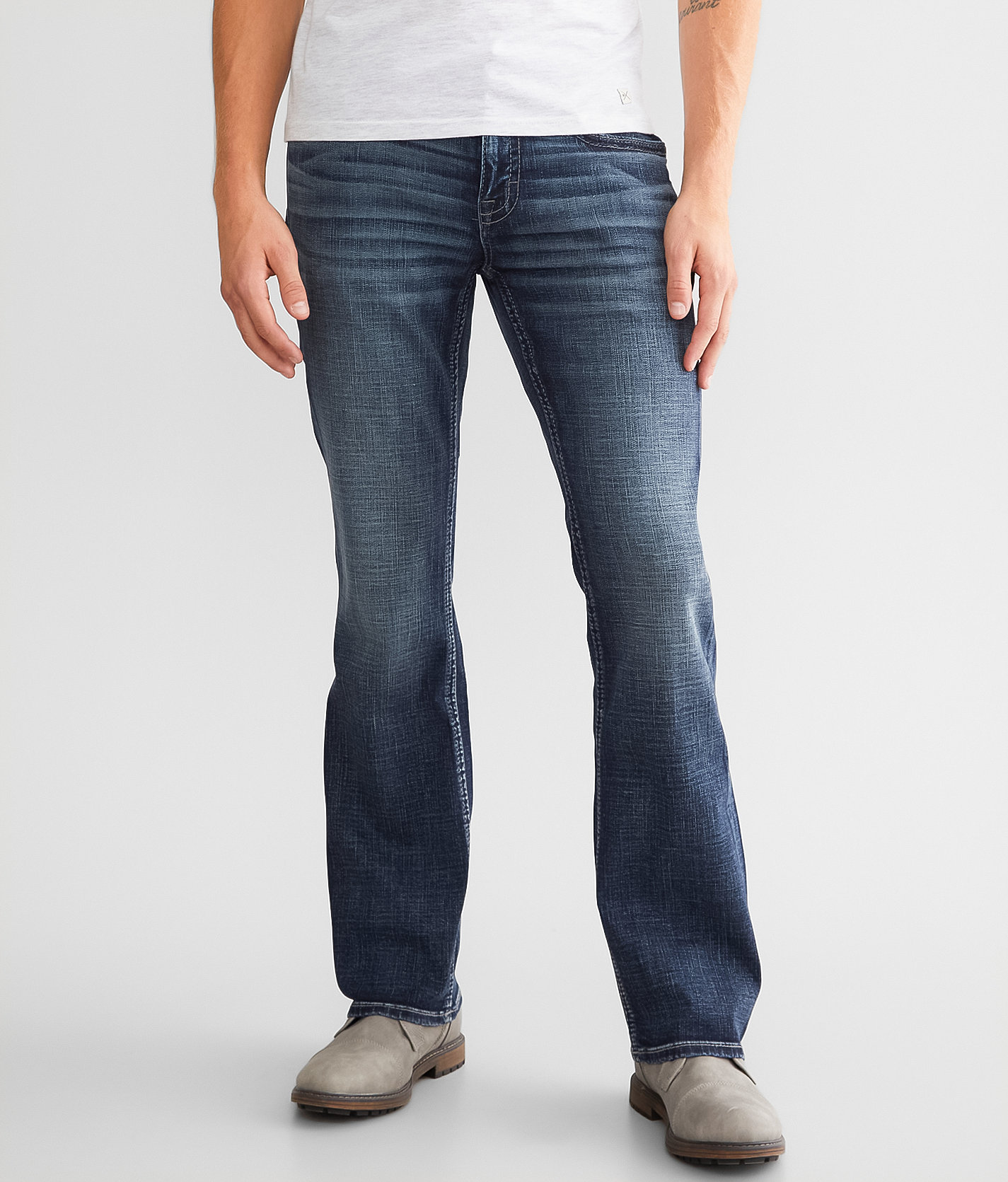 BKE Aiden Boot Stretch Jean - Men's Jeans in Abigar