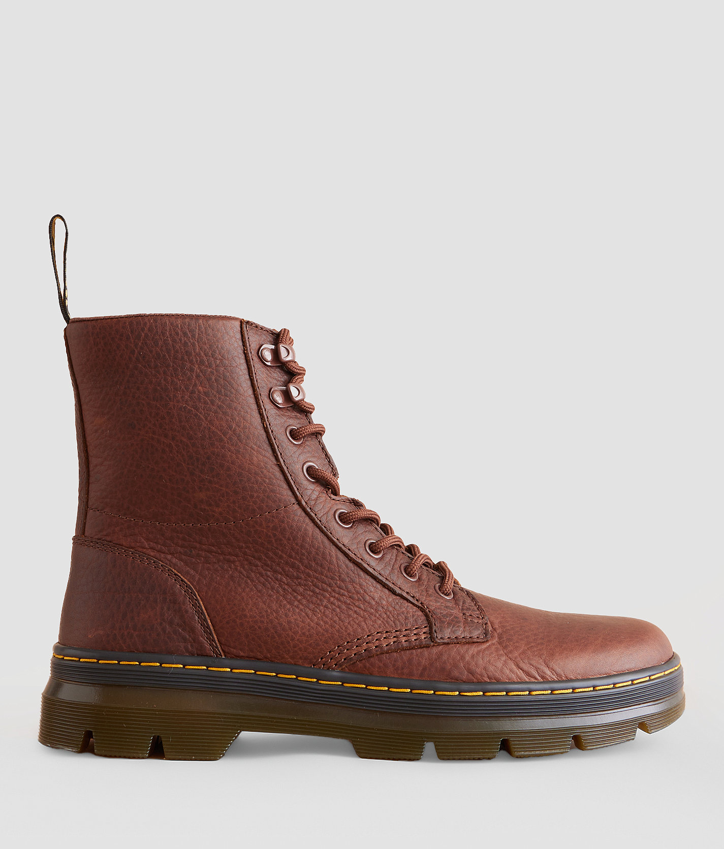 Dr. Martens Combs Leather Boot - Men's Shoes in Cashew