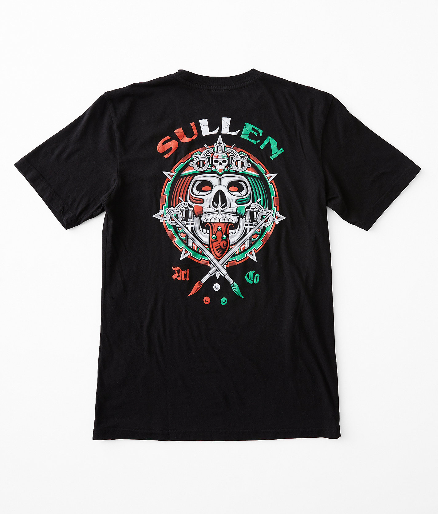 Boys - Sullen Aztec T-Shirt - Boy's T-Shirts in Jet Black
