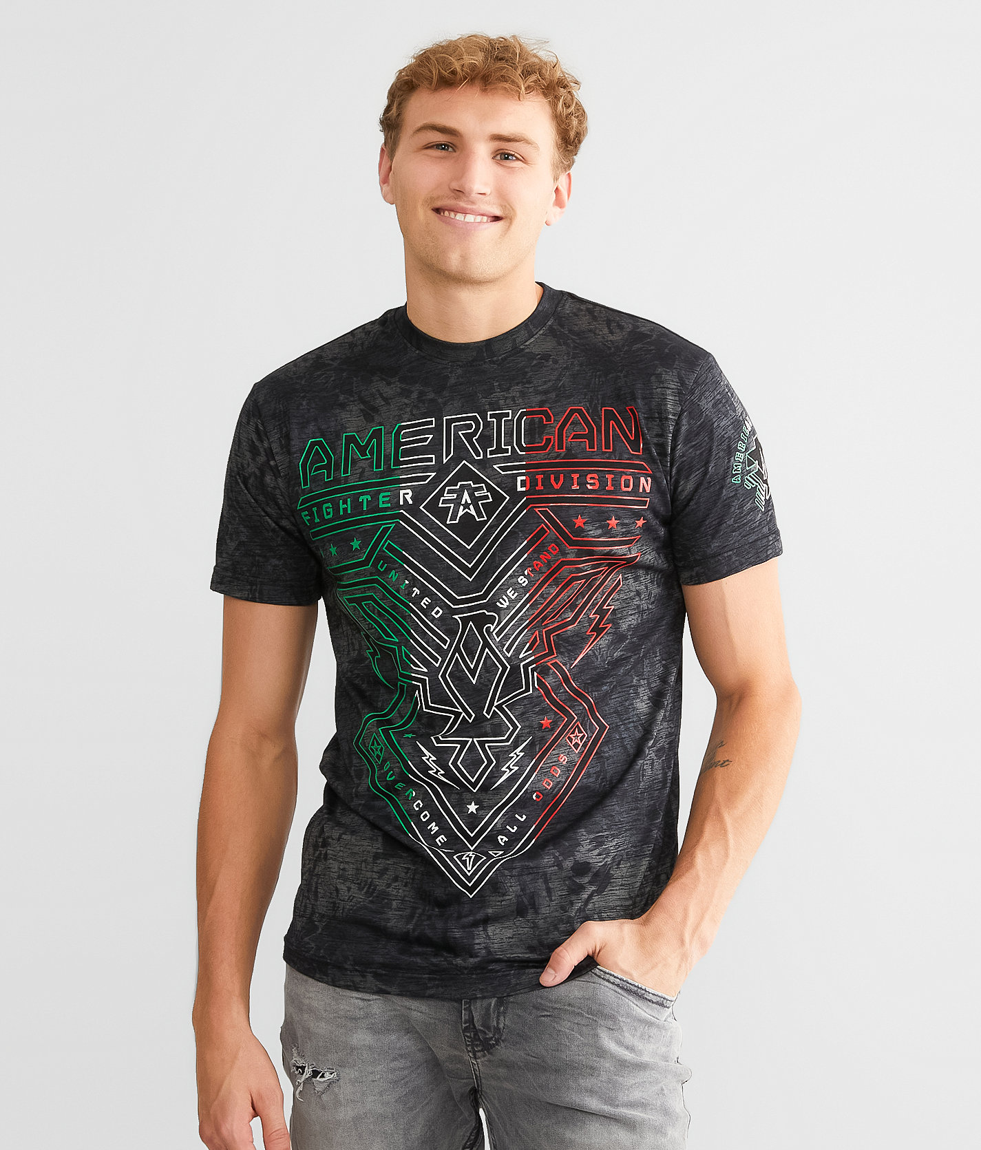 American Fighter Dugger T-Shirt - Men's T-Shirts in Black Multi
