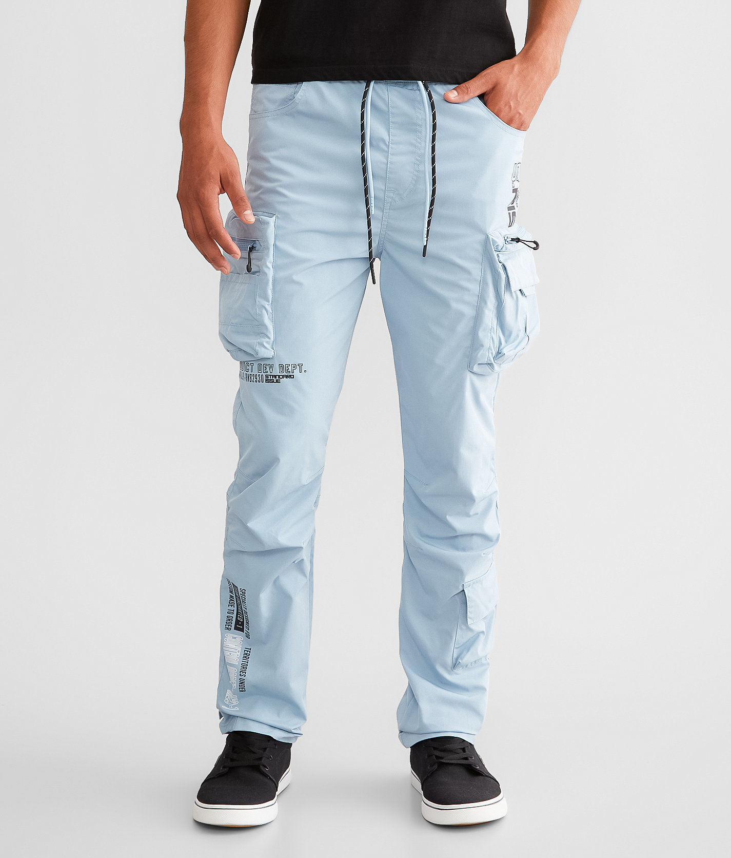 Smoke Rise® Cargo Jogger - Men's Pants in Pale Blue