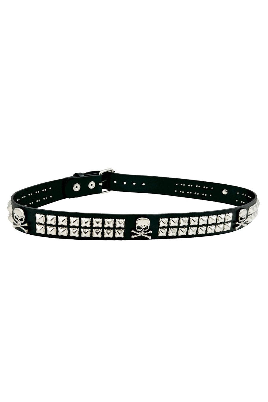 Black Flag Skull & Crossbones Belt