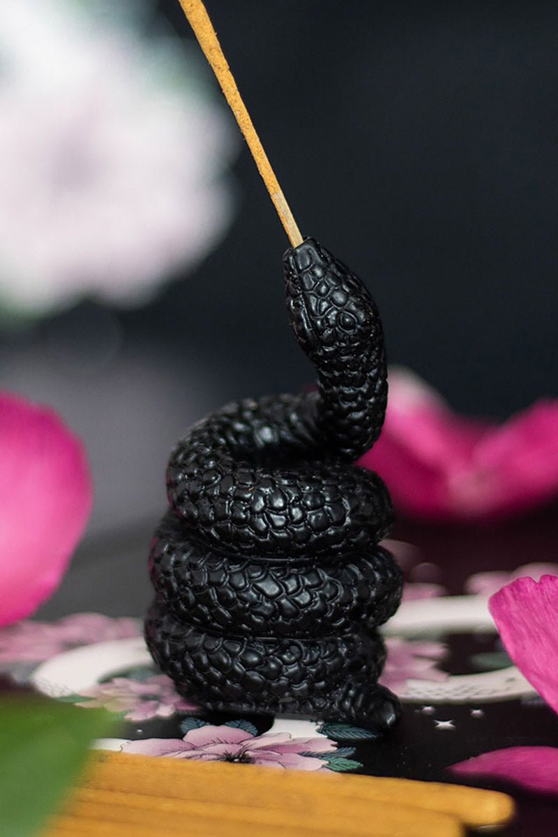 Black Snake Incense Stick Holder