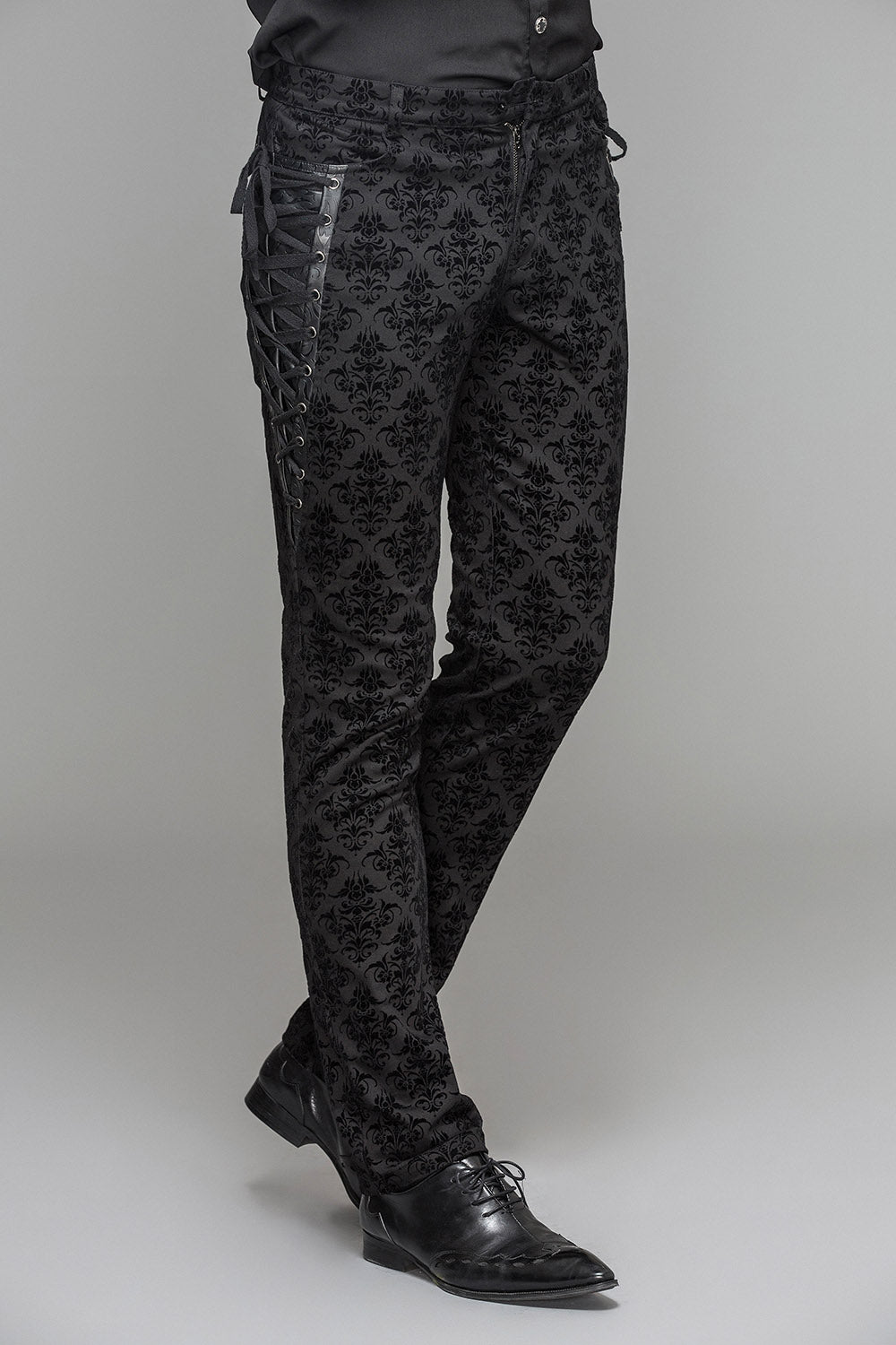 Dark Shadows Lace-Up Pants