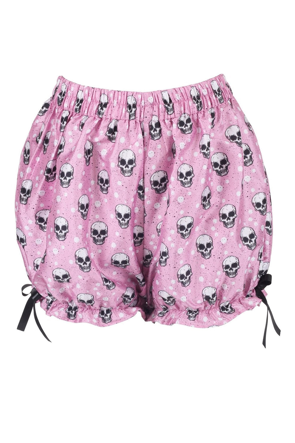 Pink Skulls Crepe Bloomers