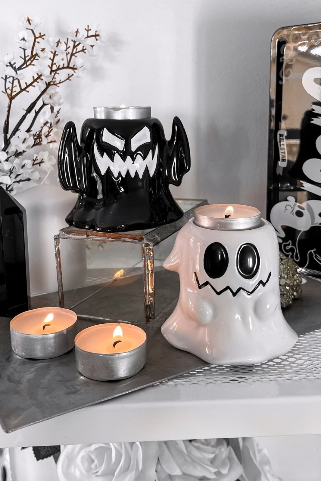 Boo Eek Tealight Holder [Set of 2]