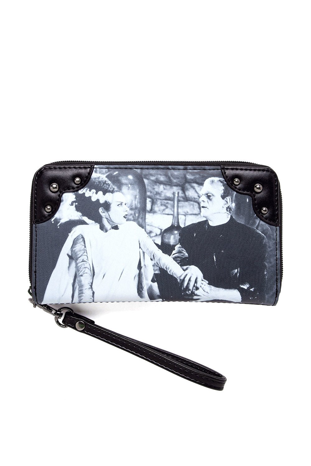 Bride of Frankenstein We Belong Dead Zip Around Wallet