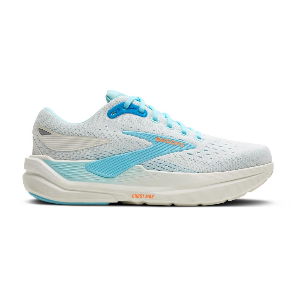 Brooks Ghost Max 3 | Bluewash/Atomizer/Orange | Men's Cushioned Running and Walking Shoe