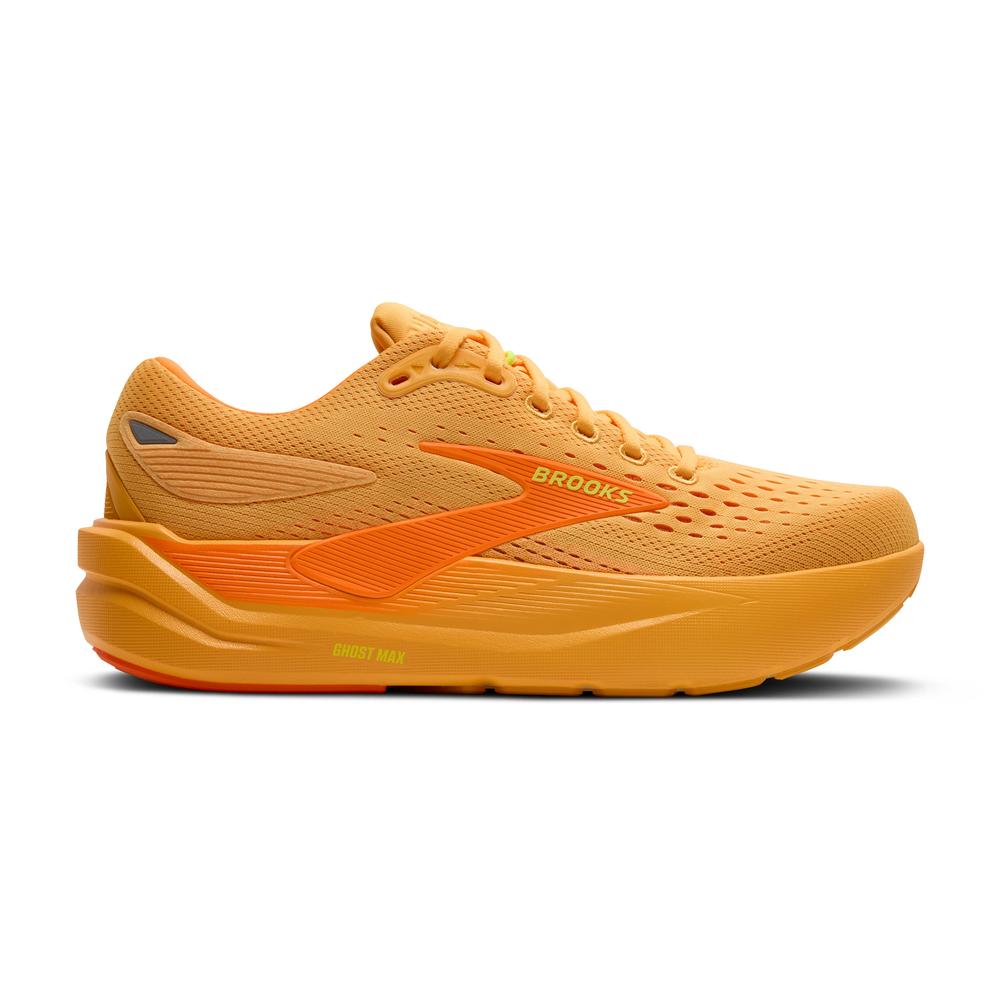Brooks Ghost Max 3 | Orange/Shocking Orange/Excalibur | Men's Cushioned Running and Walking Shoe