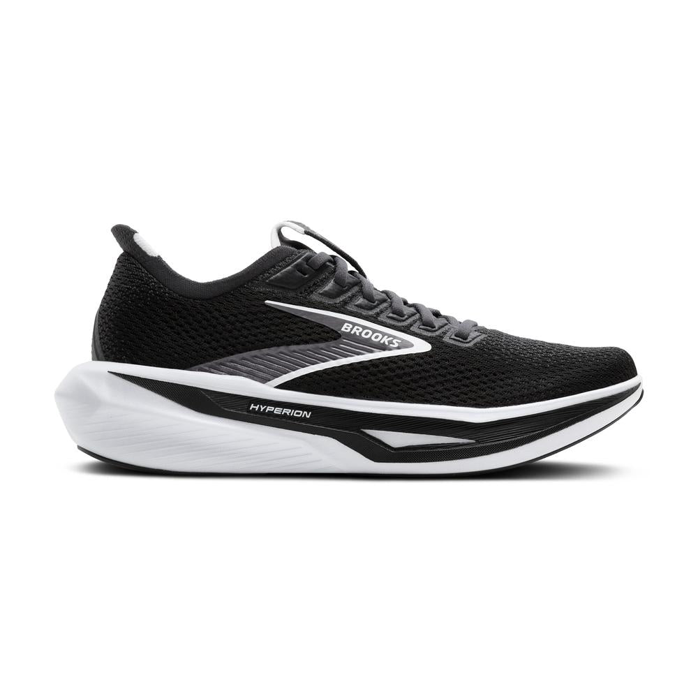 Brooks Hyperion 3 | Black/Grey/White | Men's Energetic Running and Walking Shoe