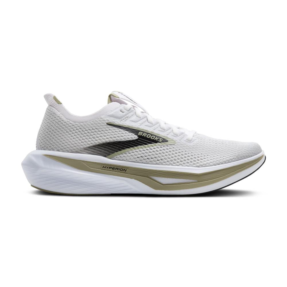 Brooks Hyperion 3 | Oyster Mushroom/Black/Tea | Men's Energetic Running and Walking Shoe