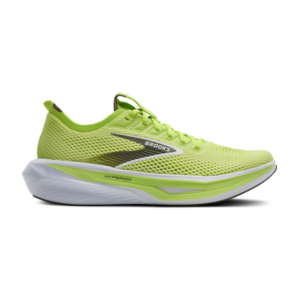 Brooks Hyperion 3 | Sunny Lime/Olive/White | Men's Energetic Running and Walking Shoe