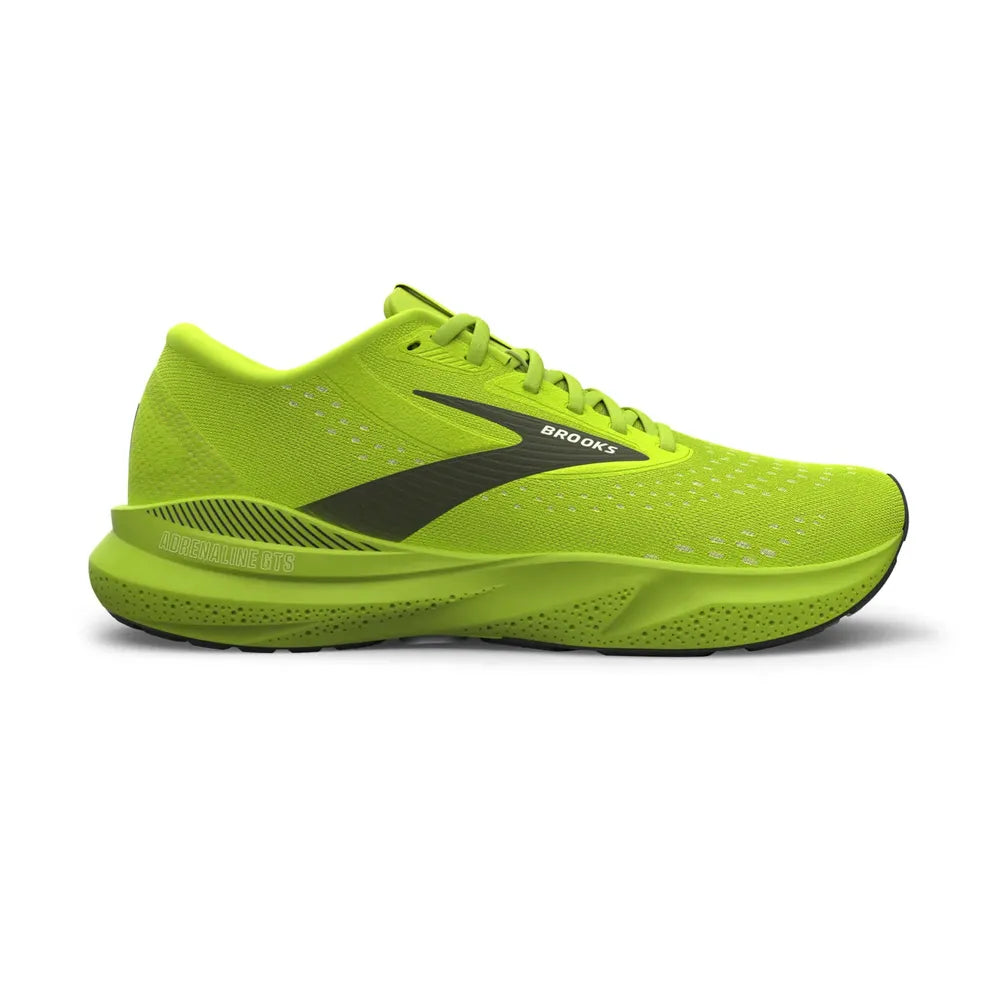 Brooks Adrenaline GTS 24 | Acid Lime/Sunny Lime/Navy | Men's Stability Running Shoes