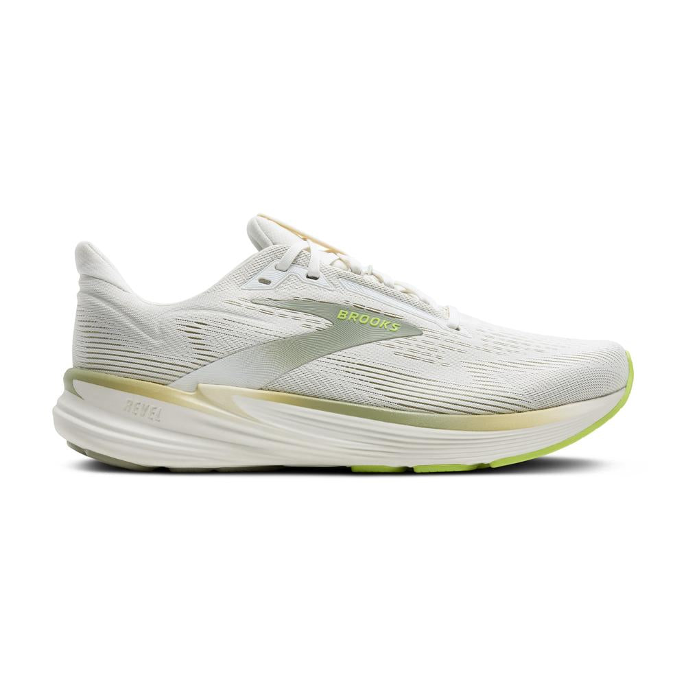 Brooks Revel 8 | Coconut/Tea/Acid Lime | Men's Everyday Running and Walking Shoe
