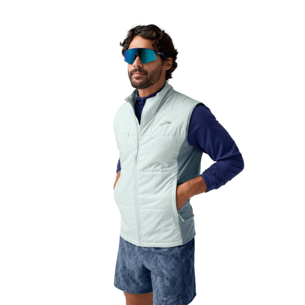 Brooks Shield Hybrid Vest 3.0 | Men's Windproof, Water-Repellent Vest