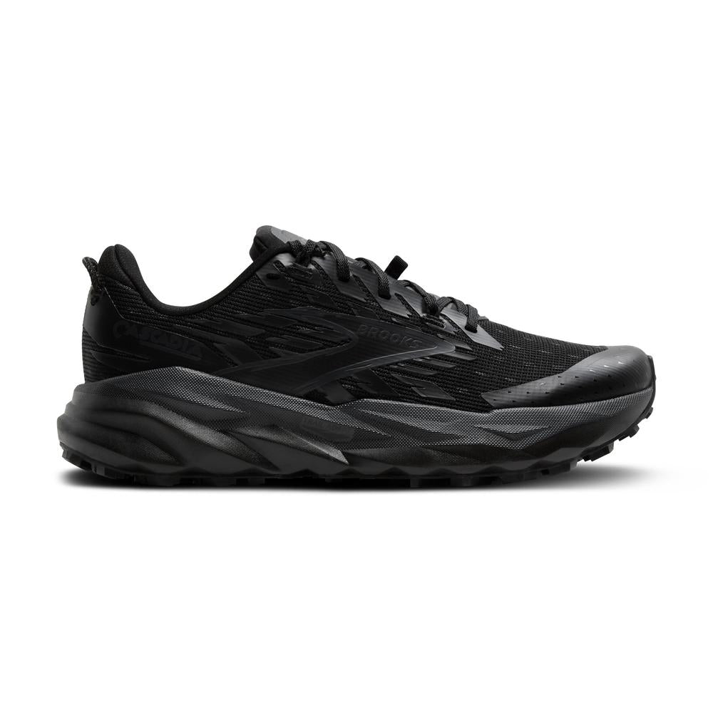 Brooks Cascadia 19 | Black/Black/Ebony | Women's Trail Running and Walking Shoe