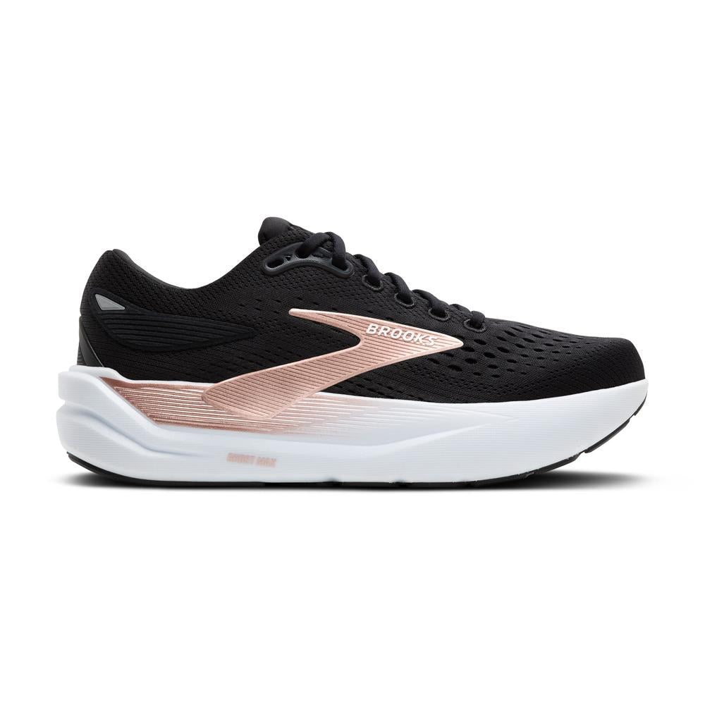 Brooks Ghost Max 3 | Black/Black/Rose Gold | Women's Cushioned Running and Walking Shoe
