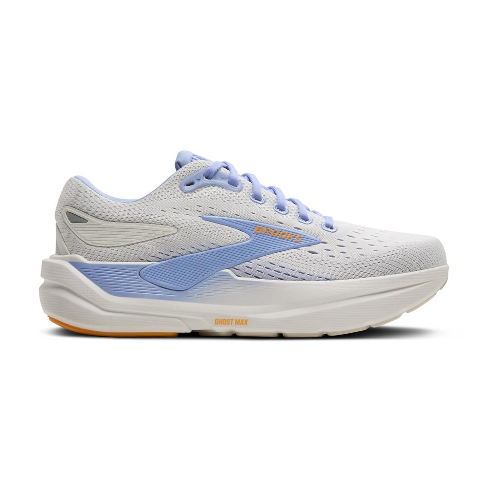 Brooks Ghost Max 3 | Coconut/Blue Heron/Orange | Women's Cushioned Running and Walking Shoe