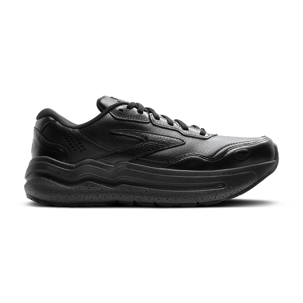Brooks Ghost Max Leather | Black/Black | Women's Lifestyle Cushioned Walking Shoe