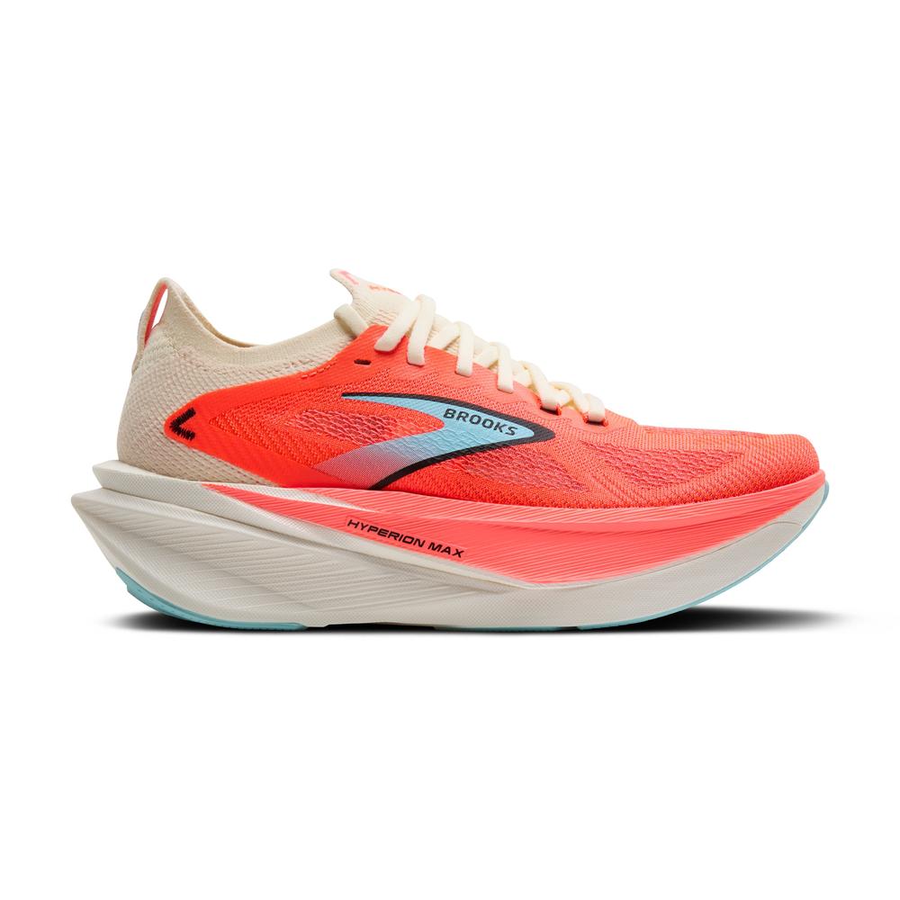 Brooks Hyperion Max 3 | Coconut/Fiery Coral/Atomizer | Women's Energetic Running Show
