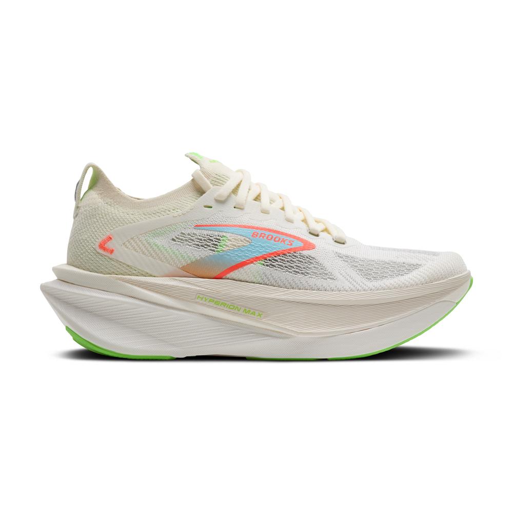 Brooks Hyperion Max 3 | Coconut/Green Gecko/Pink Clay | Women's Energetic Running Show