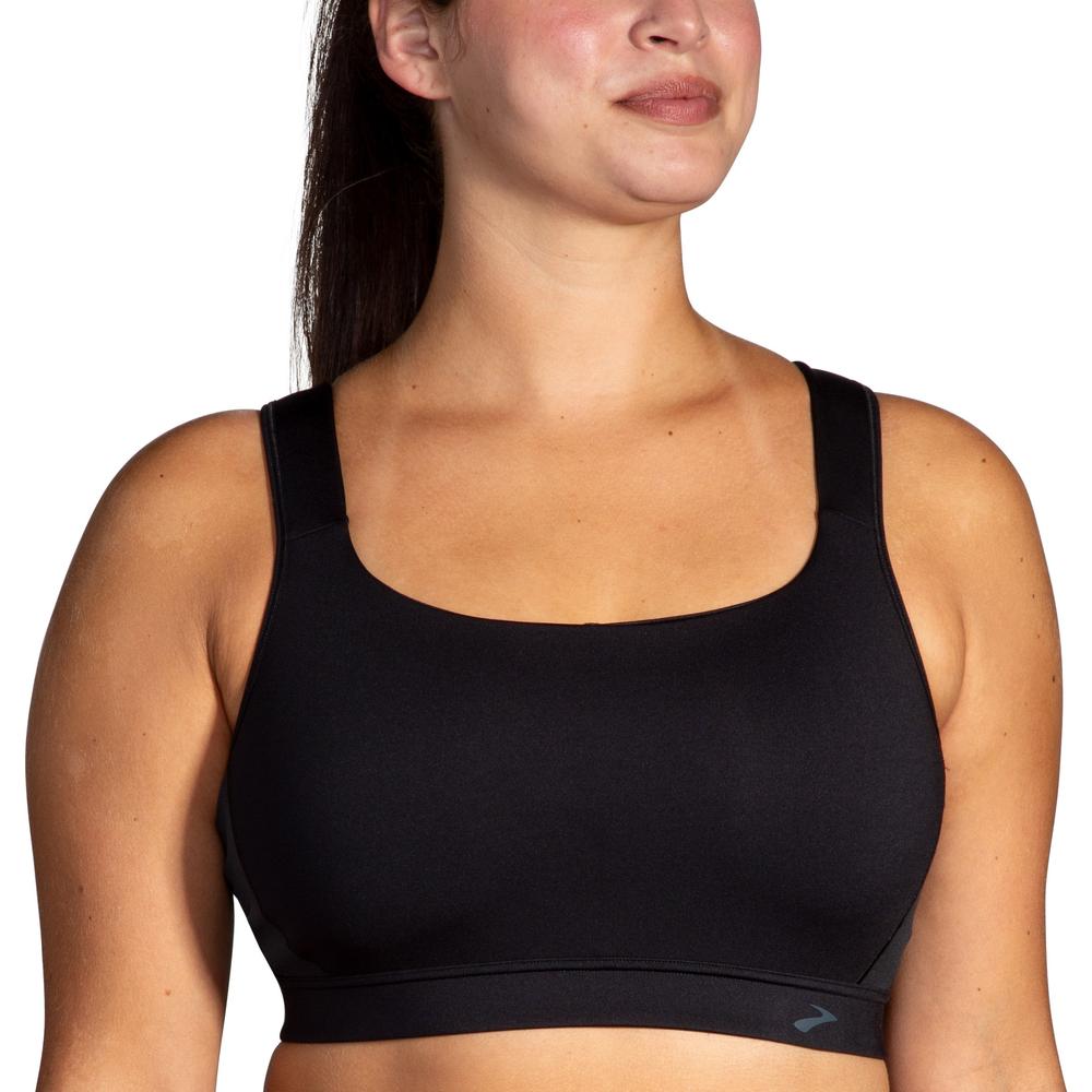 Brooks Convertible 2.0 Sports Bra | Black | Women's High Support Sports Bra