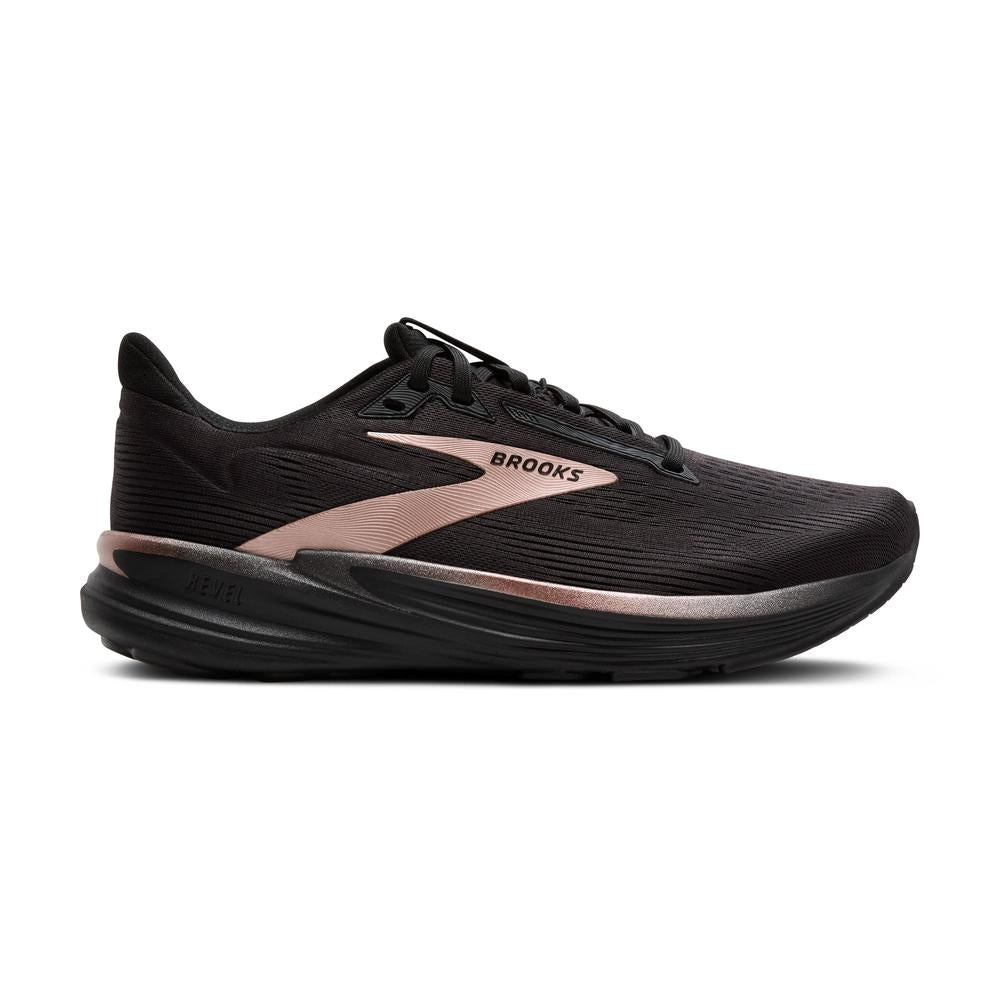 Brooks Revel 8 | Black/Black/Rose Gold | Women's Everyday Running and Walking Shoe