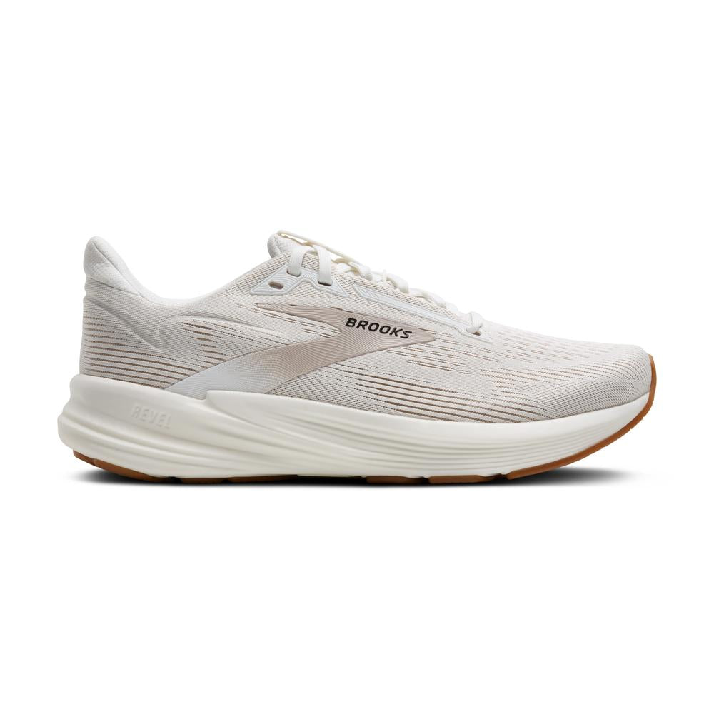 Brooks Revel 8 | White/Chateau/Grey | Women's Everyday Running and Walking Shoe