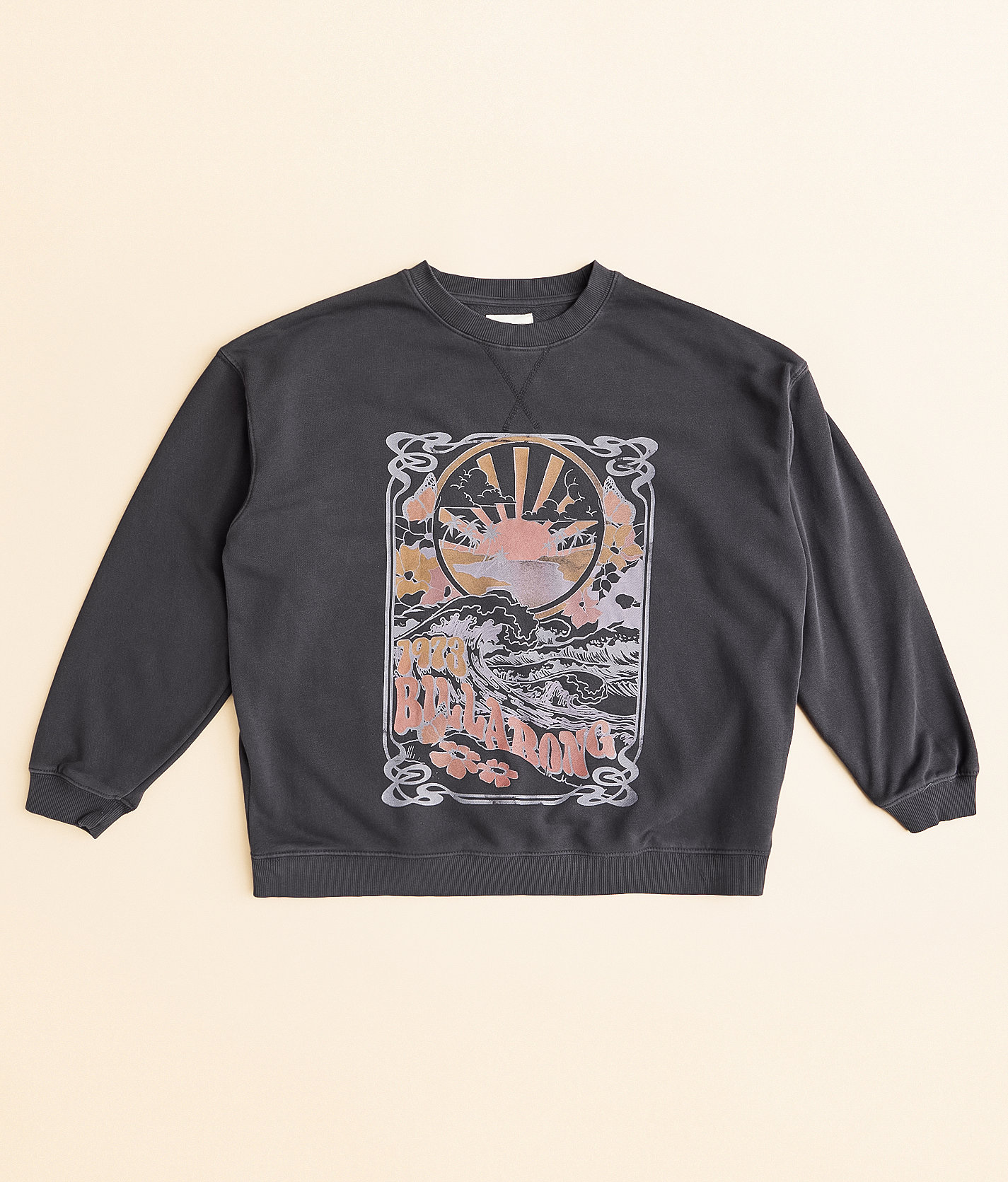 Girls - Billabong Making Waves Tide Chaser Pullover - Girl's Sweatshirts in Black Sands
