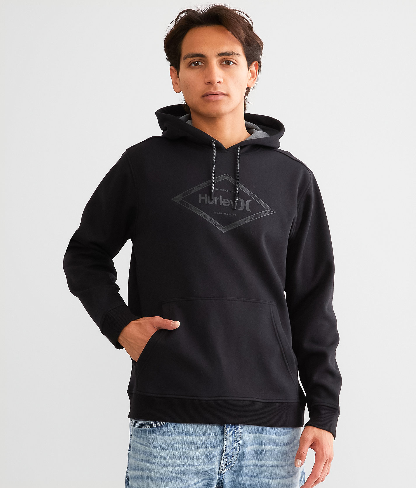 Hurley Prismatic Hooded Sweatshirt - Men's Sweatshirts in Black