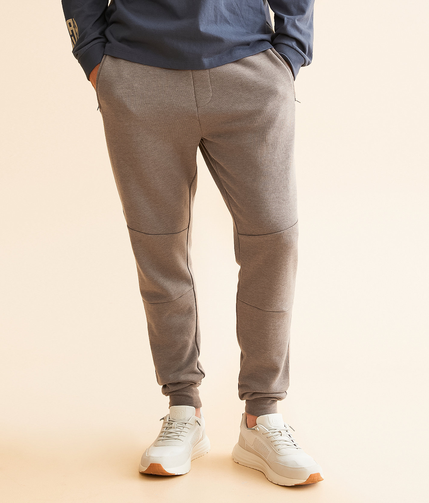 Departwest Fleece Jogger - Men's Activewear in Chocolate Brown