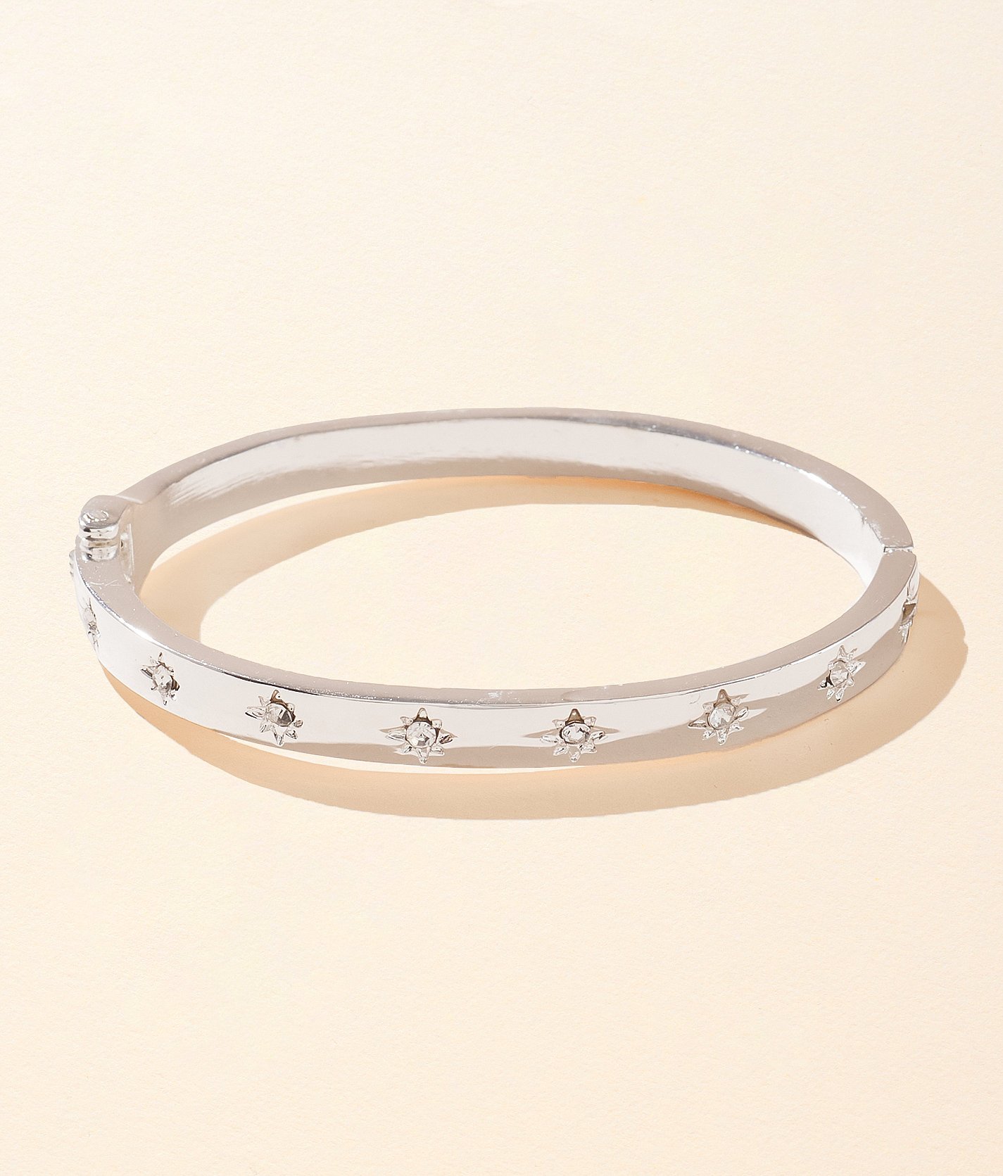 boutique by BKE Glitz Cuff Bracelet - Women's Jewelry in Silver