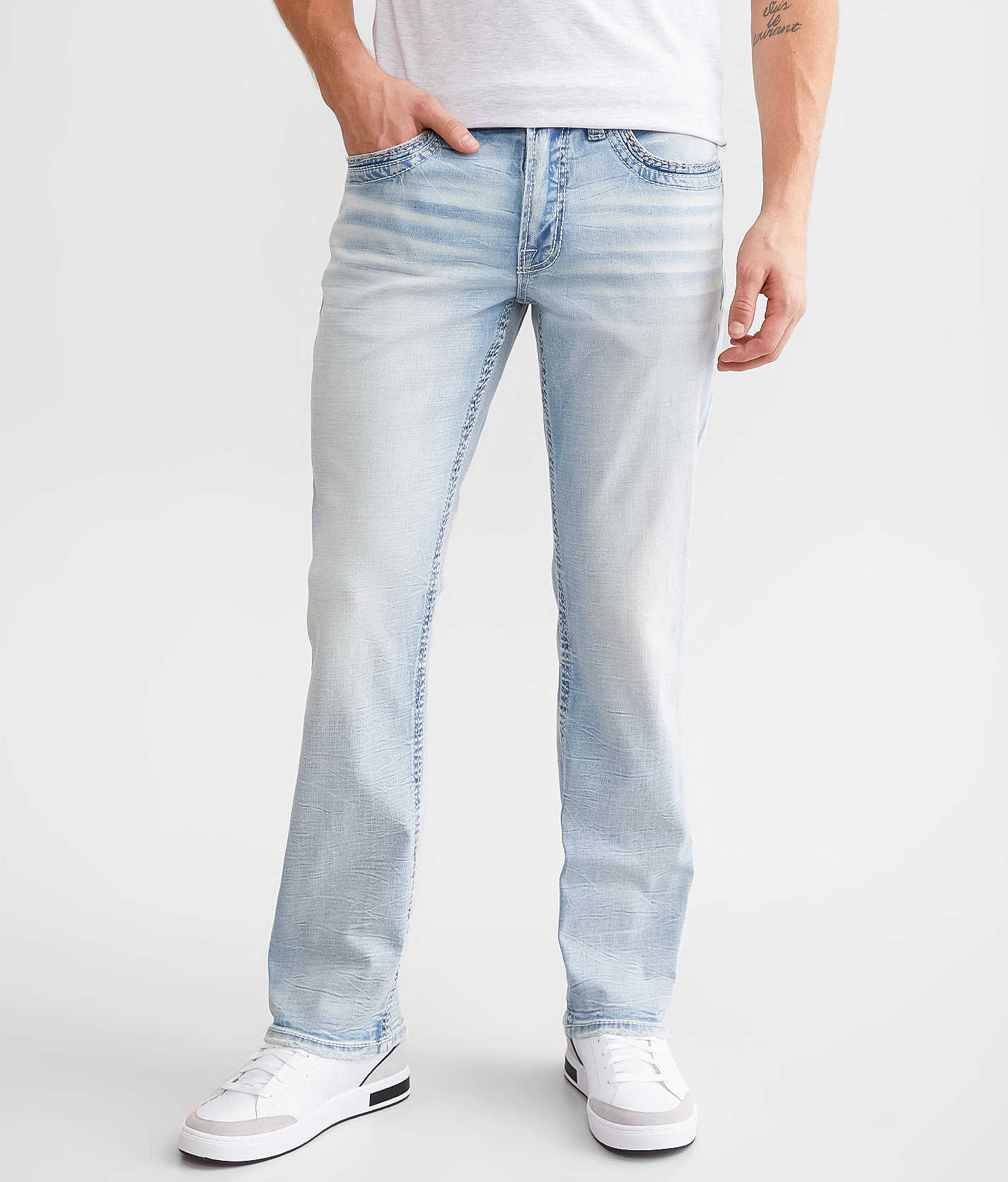 Salvage Mayhem Straight Stretch Jean - Men's Jeans in Arta