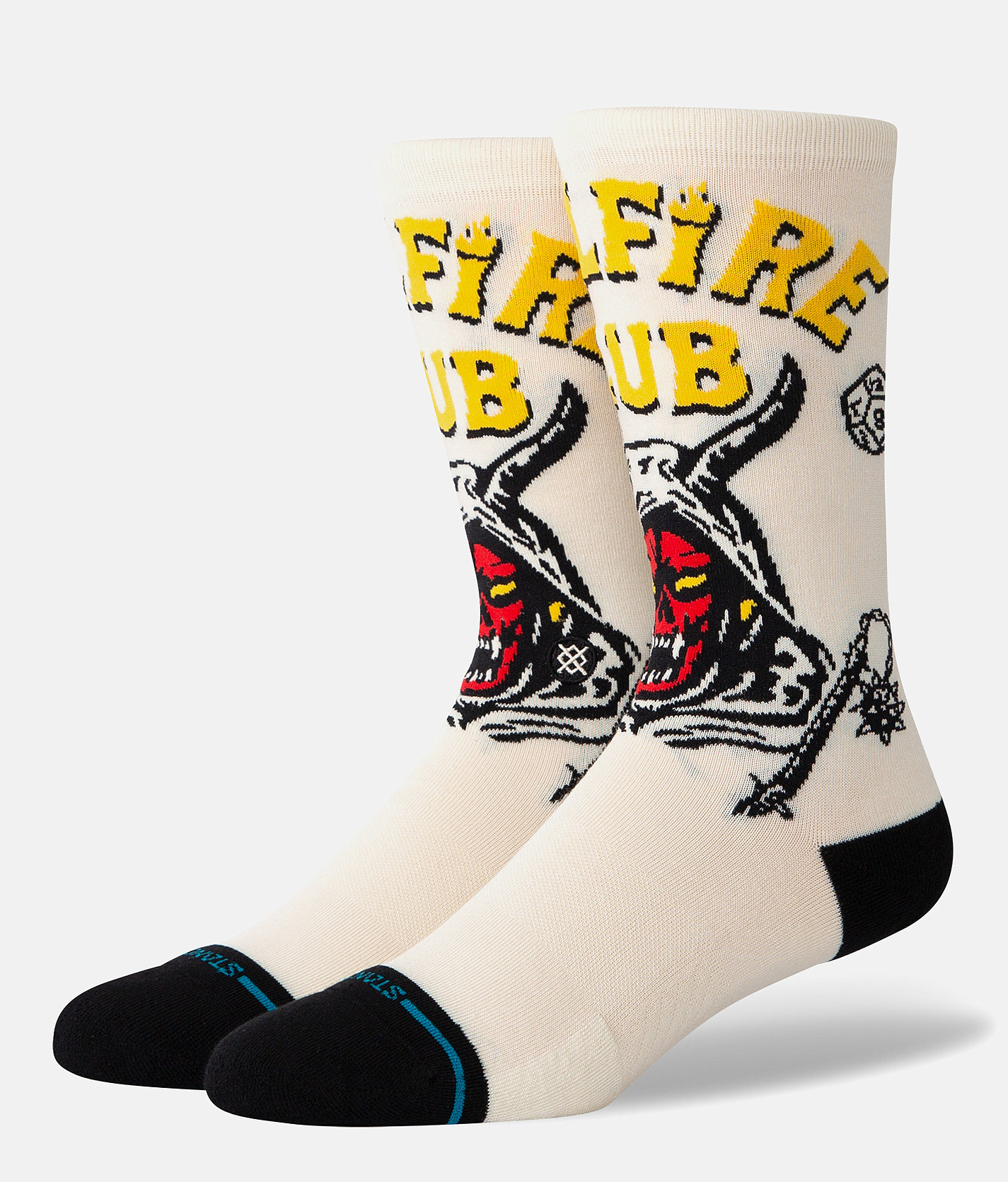 Stance Hellfire Socks - Men's Socks in Vintage White