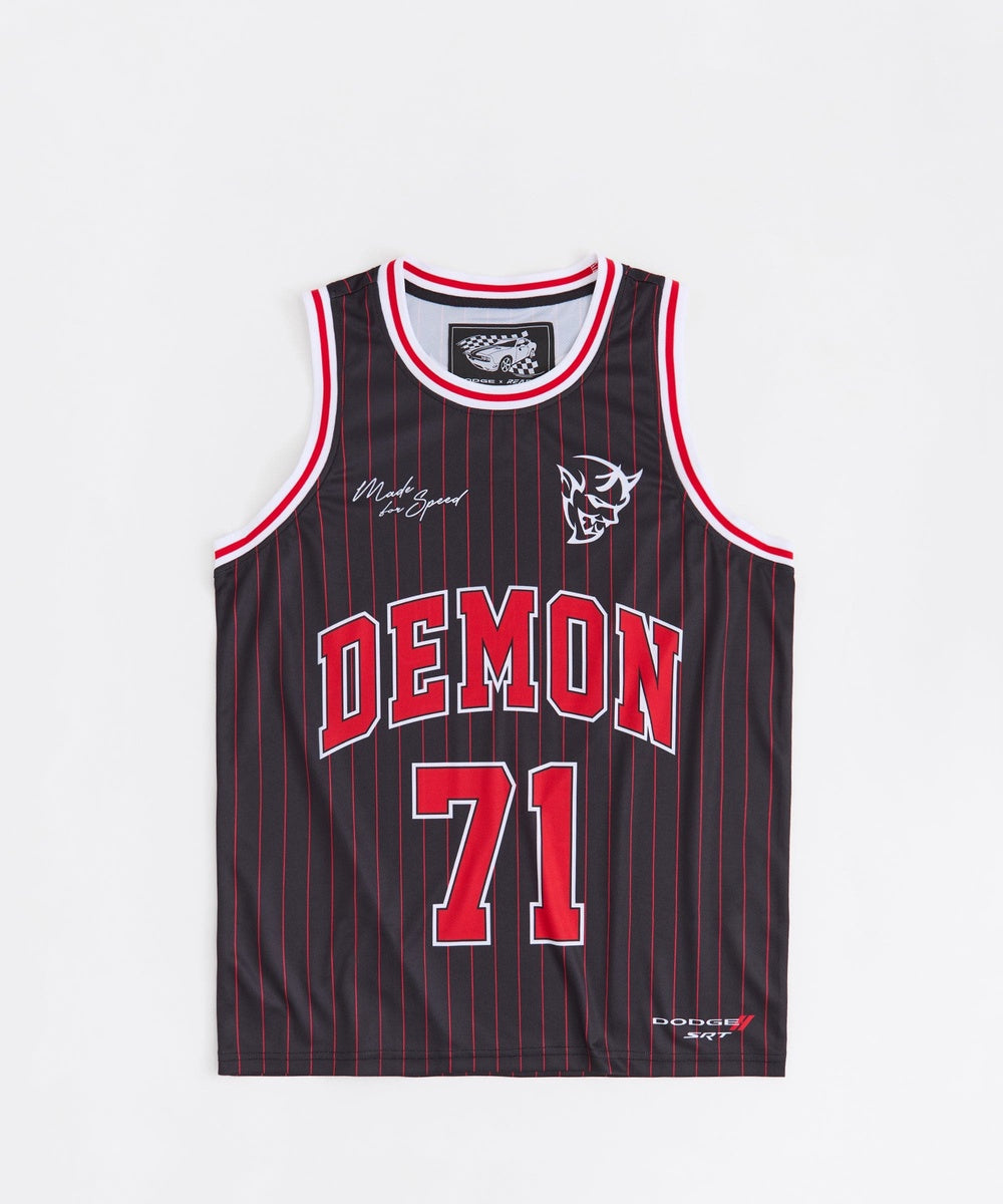 Dodge Demon Basketball Jersey - Black