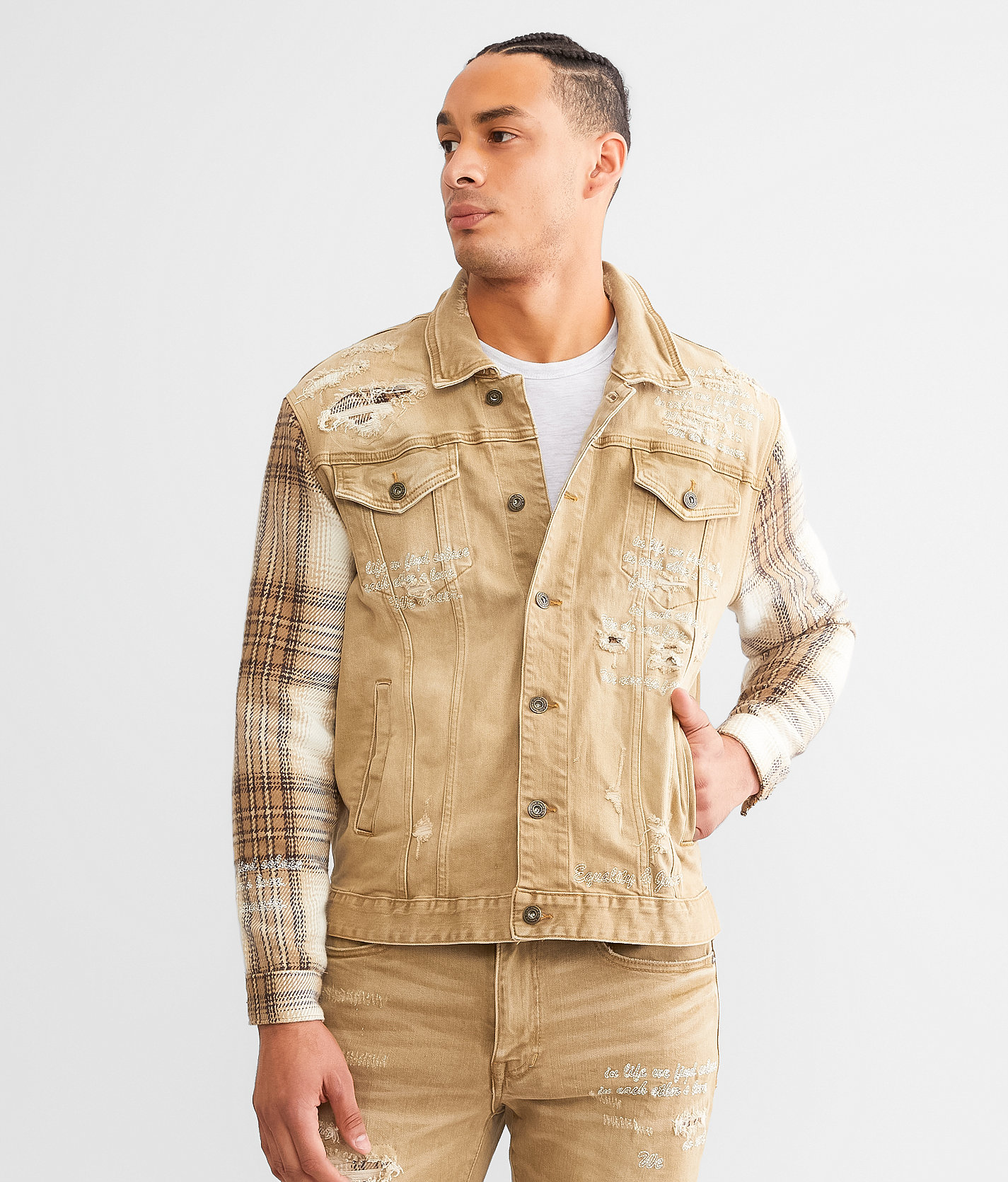 Smoke Rise® Denim Stretch Jacket - Men's Coats & Jackets in Brulee