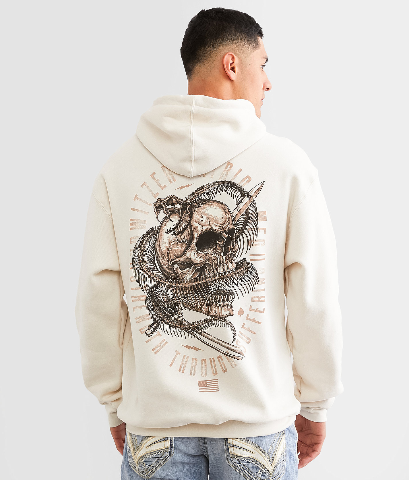 Howitzer Coil Hooded Sweatshirt - Men's Sweatshirts in Moonbeam