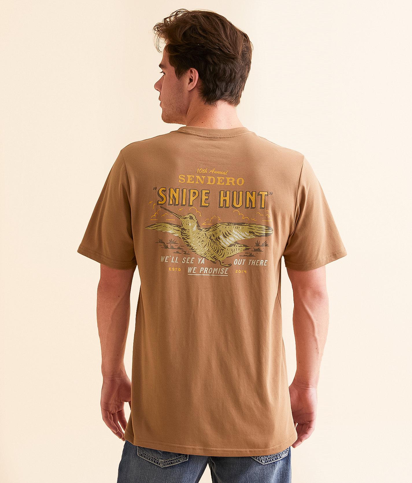 Sendero Provisions Co. Snipe Hunt T-Shirt - Men's T-Shirts in Light Brown