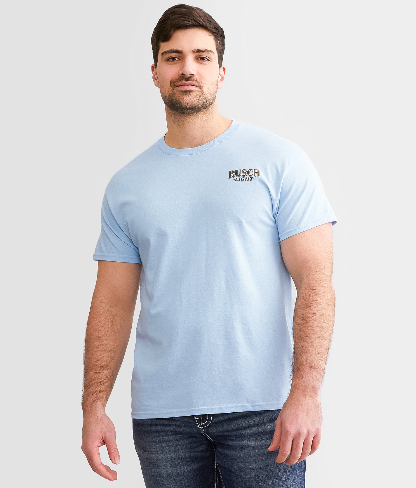 Brew City Busch Light® Wildlife T-Shirt - Men's T-Shirts in Light Blue
