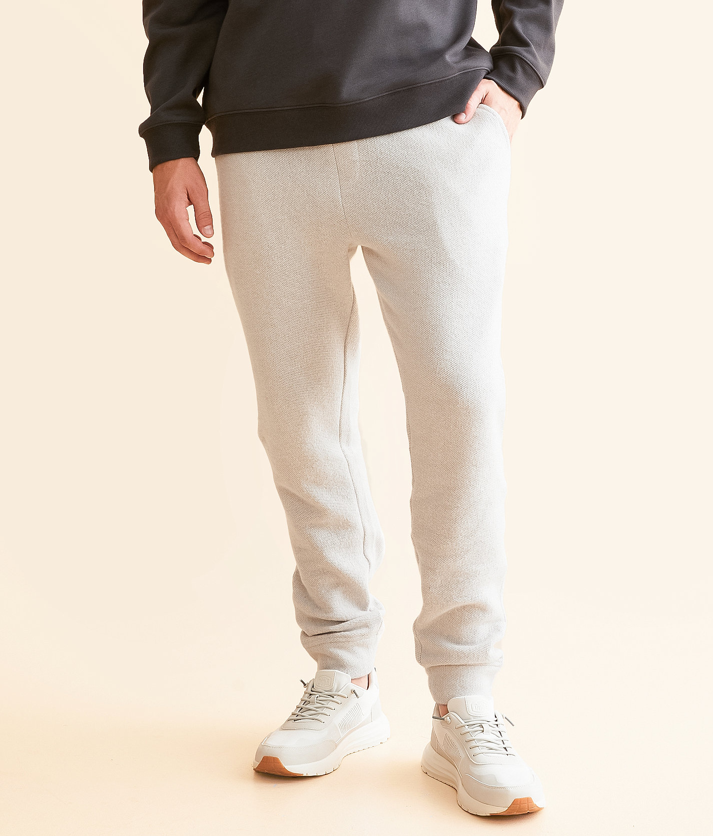 Departwest Knit Jogger - Men's Sweatpants in Oatmeal