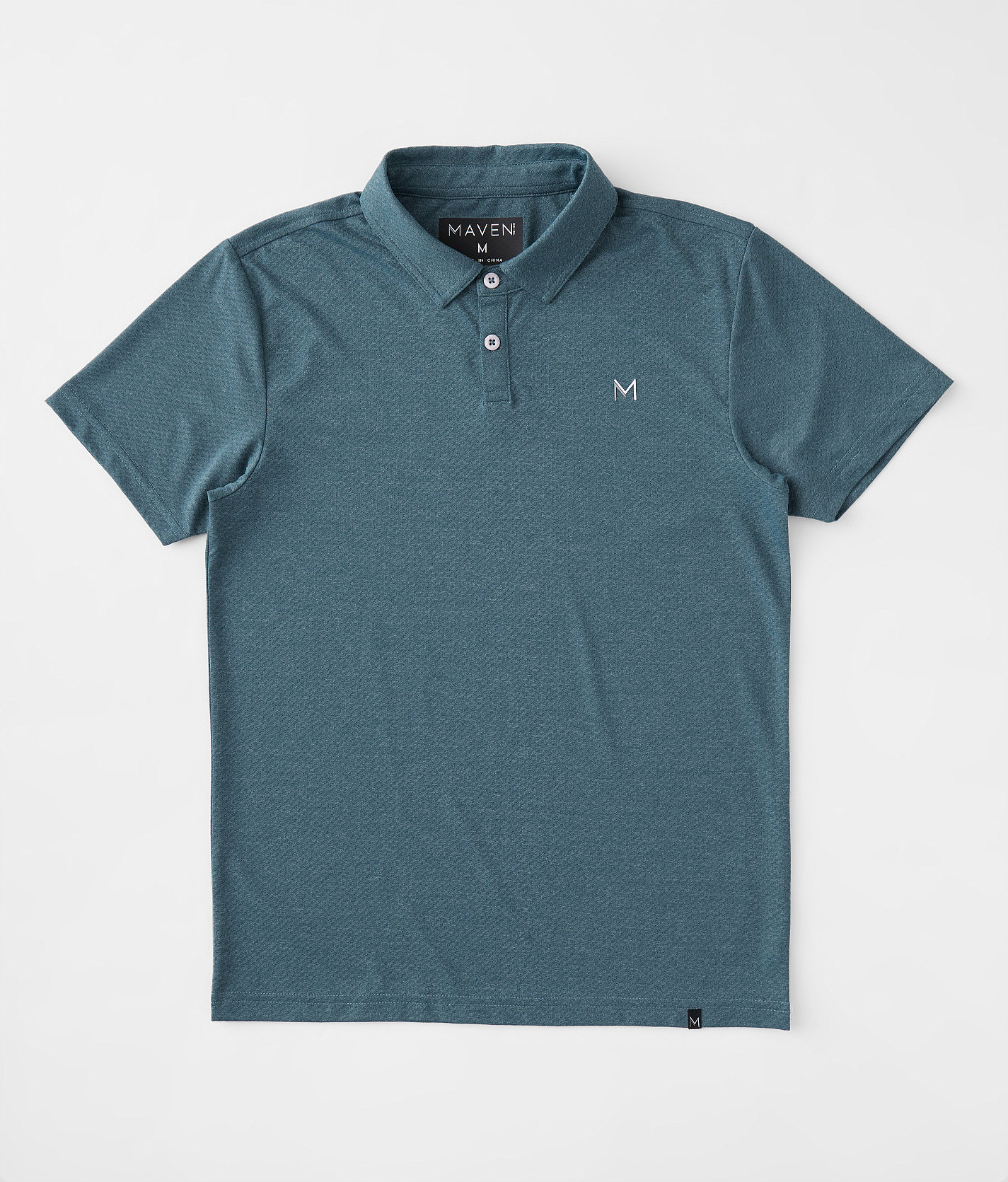 Boys - Maven Co-op Essential Performance Stretch Polo - Boy's Polos in Reflecting Pond