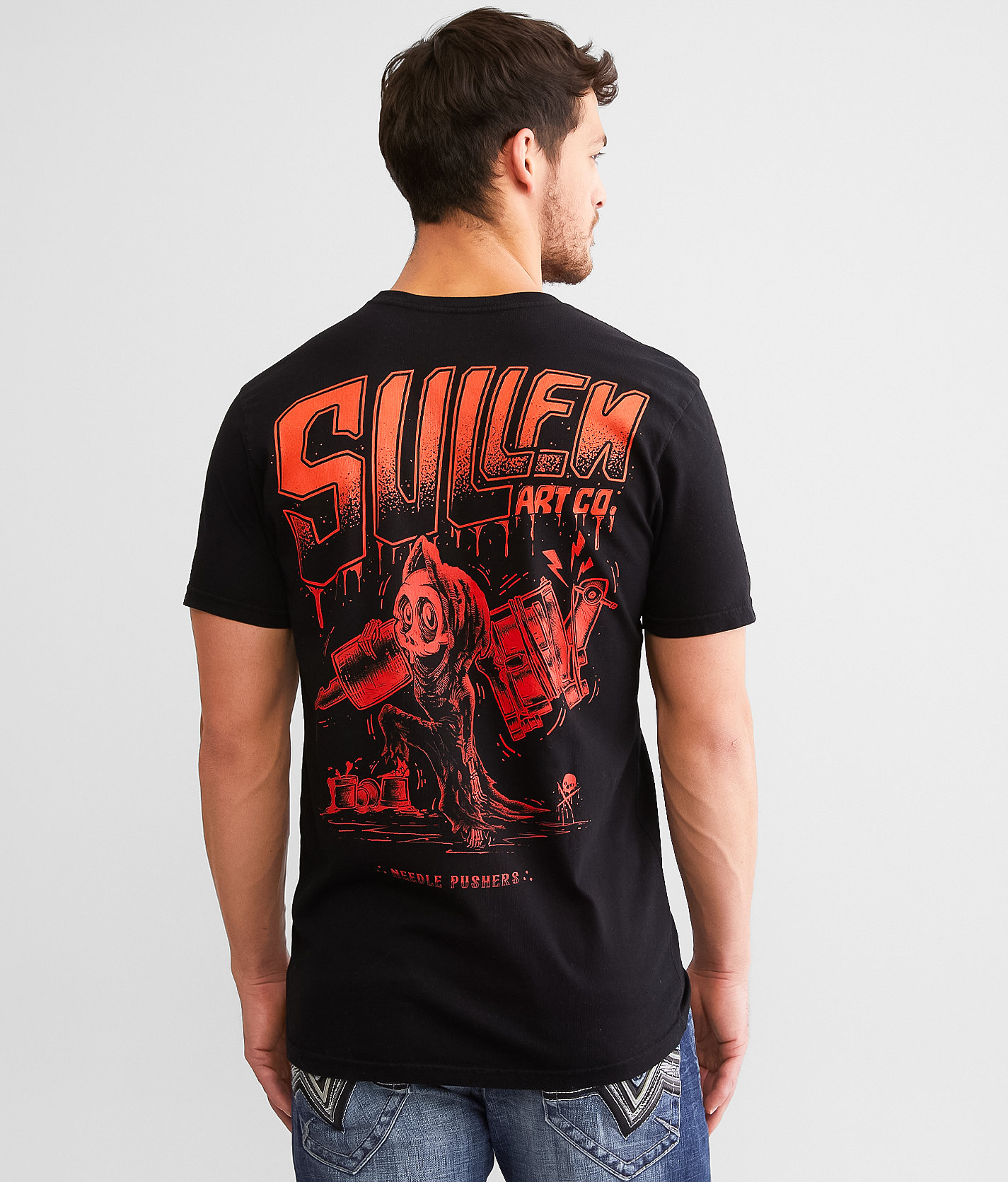 Sullen Sulley T-Shirt - Men's T-Shirts in Jet Black